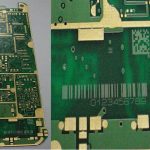 綠色PCB版一維二維條碼雷射雕刻
