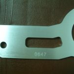 金屬車前掛鉤雷射雕刻